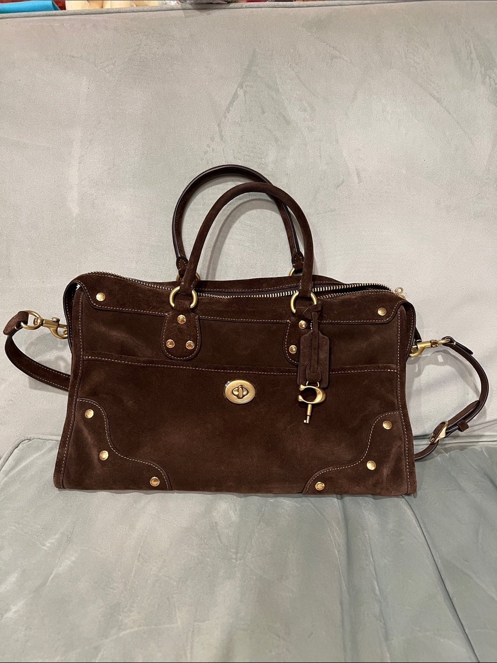 COACH Rhyder Satchel Bag 38 pre-loved